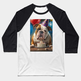 English Bulldog Birthday Card #1 Baseball T-Shirt